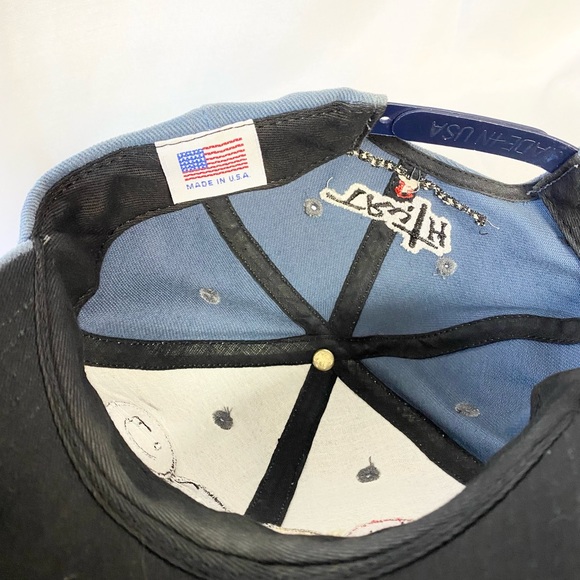 Vintage hat with handmade sown on patches and adjustable snap back - Picture 6 of 7